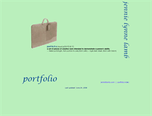 Tablet Screenshot of portfolio.jenniellamb.com